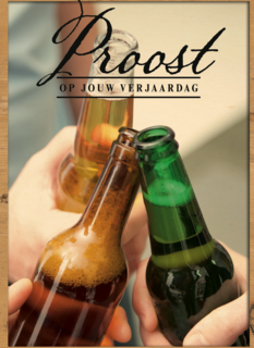 proost op jouw verjaardag bier