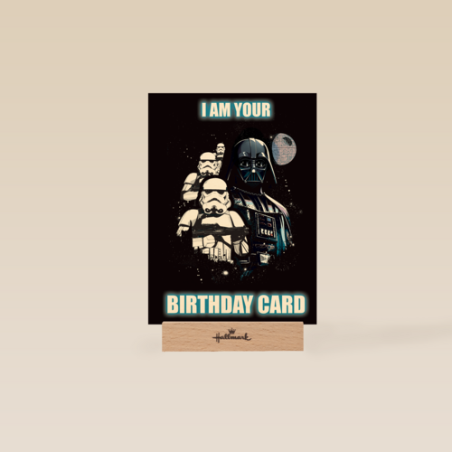 Star Wars Darth Vader I am your birthday card