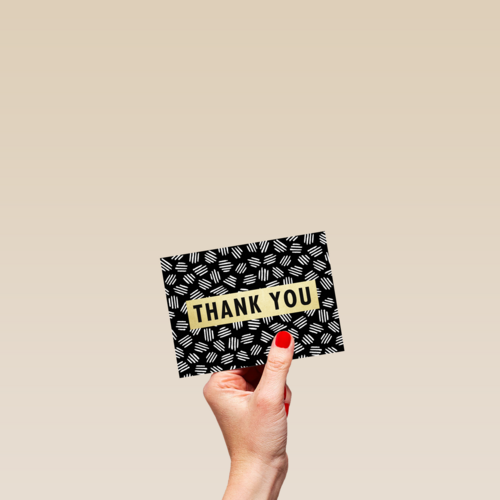 bedankt kaart zakelijk thank you