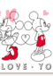 Mickey Minnie I love you