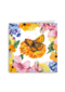 Kaart flowers by Marjolein Bastin Vlinder op bloem Blanco