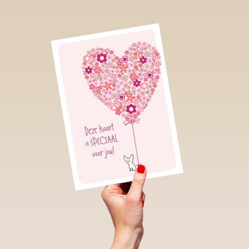 ballon deze kaart is speciaal voor jou