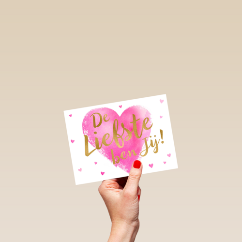valentijn de liefste ben jij met groot hart