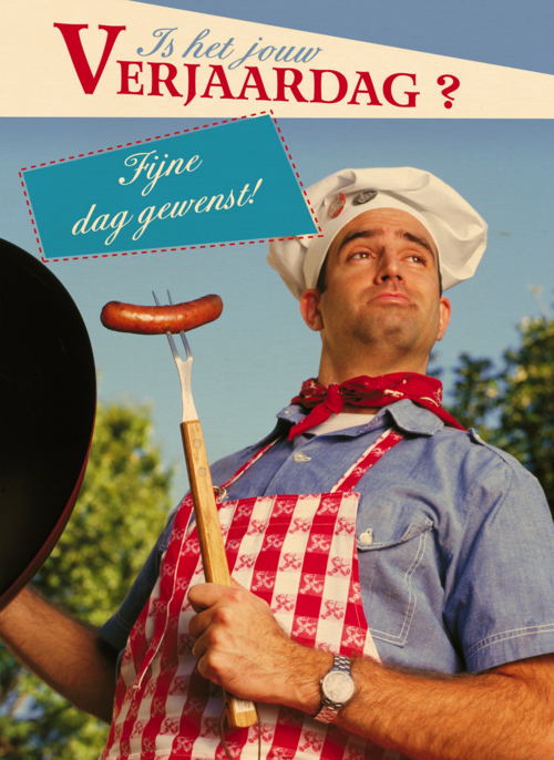 fijne dag gewenst met barbecue
