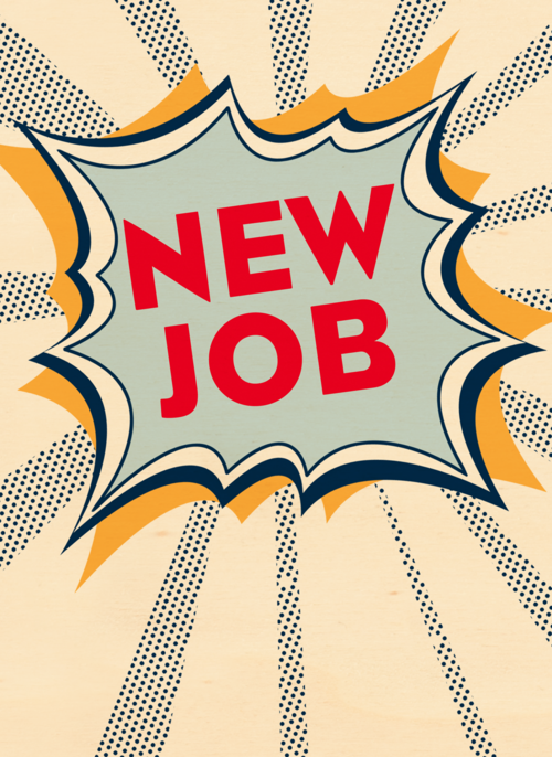 Houten Kaart Nieuwe Baan | Houten Kaart Hallmark | Nieuwe Baan | Nieuwe Baan Kaart New Job