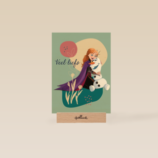 Frozen kaart veel liefs