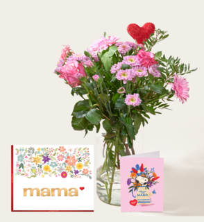 Moederdag Boeket Elizabeth met Merci Mama