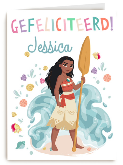 Disney Vaiana Gefeliciteerd