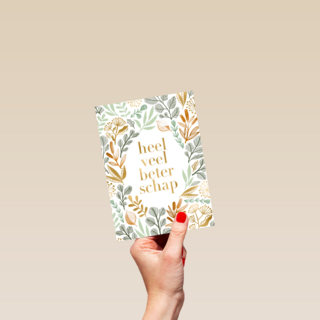 Heel veel beterschap floral
