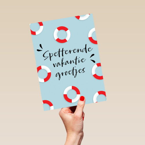 spetterende vakantie groetjes