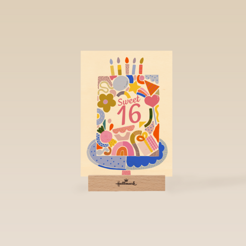 sweet 16 birthday met een taart