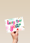Happy New Year kleurrijk