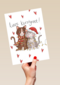 Kerstkaart kat matia studio