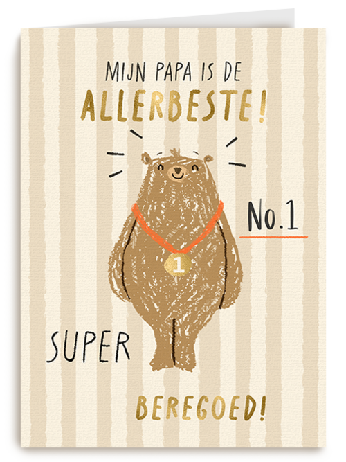 Kaart Hallmark | Vaderdag | Vaderdag Beregoede papa