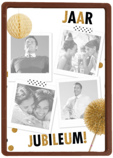 x jaar jubileum fotokaart
