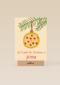 Kerstkaart Grappig All I want for Christmas is pizza
