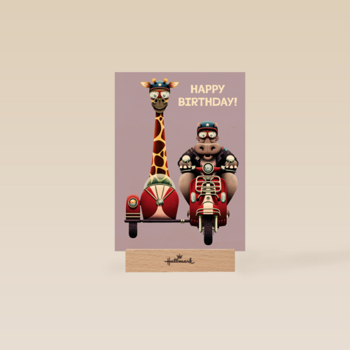 Happy Hippo Giraffe Birthday