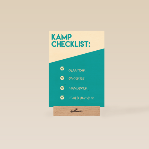 sporta op kamp kaart checklist