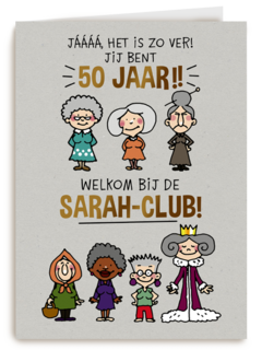 welkom bij de sarah club