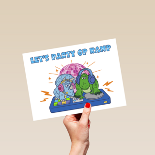 Toy Story let's party op kamp