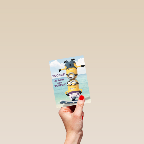 minions succes je bent een topper