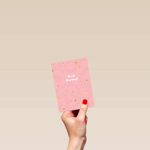 valentijnskaart ik zie u graag op roze