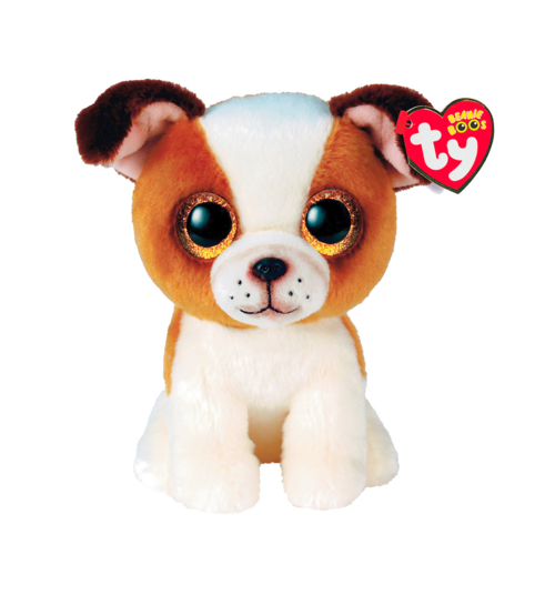 Knuffel TY Beanie Boos Hugo Bulldog 