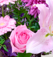 Boeket Bloemen Lovely Lila