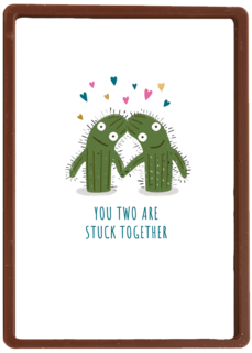 You two are stuck together