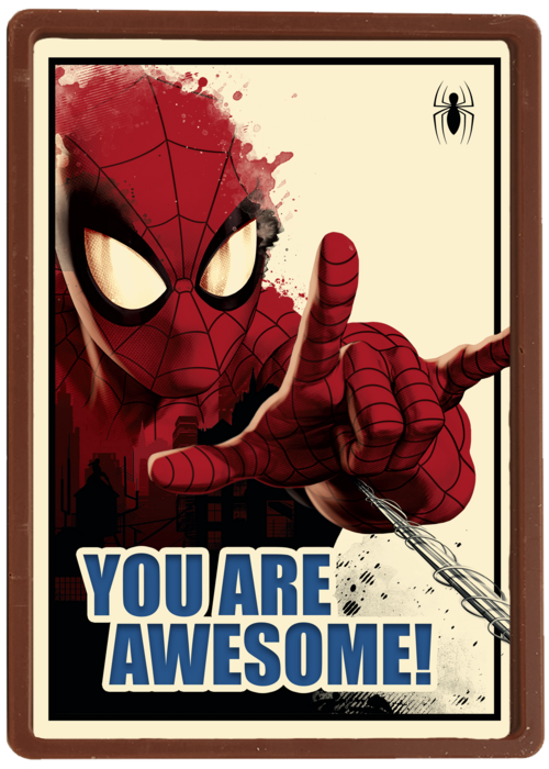 Chocolade Kaart Diploma Rijbewijs Zwemdiploma | Hallmark | Chocolade Kaart Hallmark | Diploma Rijbewijs Zwemdiploma | Spiderman You Are Awesome