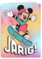 Verjaardagskaart Mickey Mouse skateboard