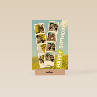 happy birthday met shrek fotokaart