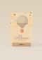 Adoptie felicitatiekaart luchtballon