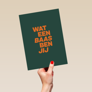 goed gedaan kaart andc wat een baas ben jij