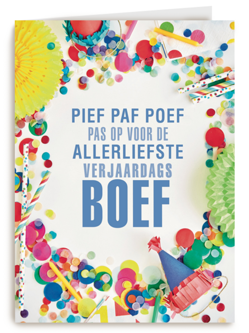 Verjaardagskaart Hallmark | Pief Paf Poef Voor De Allerliefste Kaart