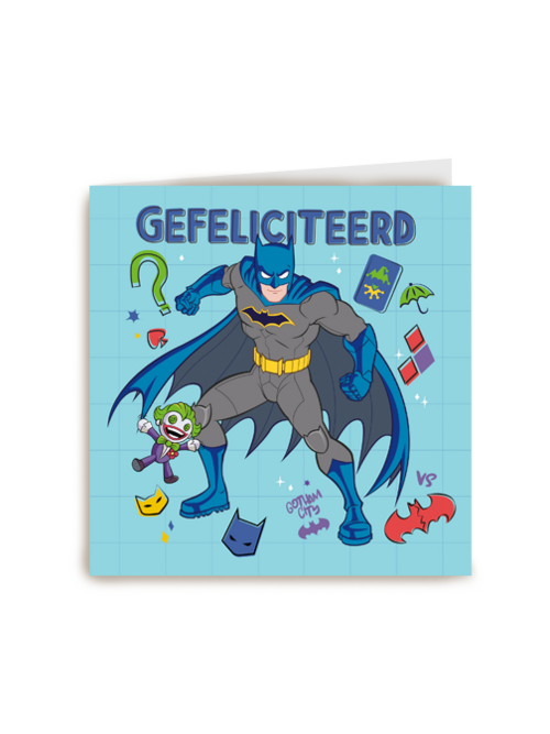 Gefeliciteerd kaart Batman