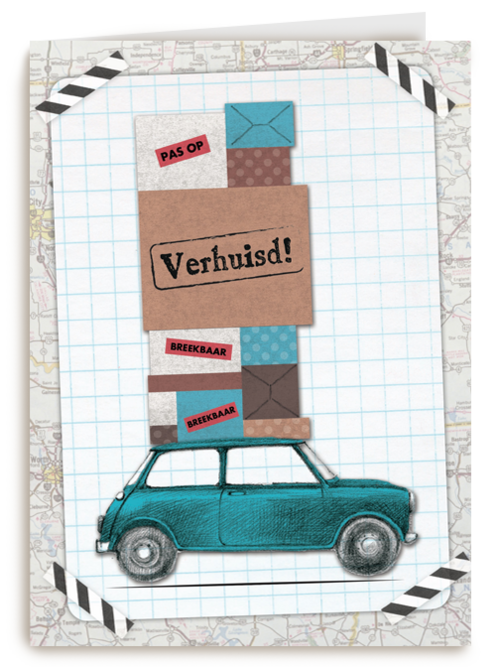 nieuwe woning verhuisd verhuisdozen