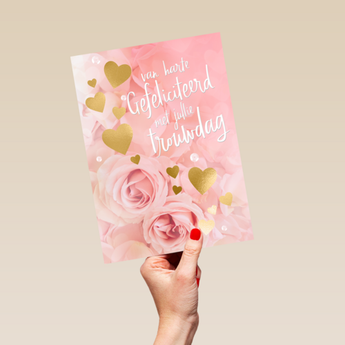 Van harte gefeliciteerd met jullie trouwdag