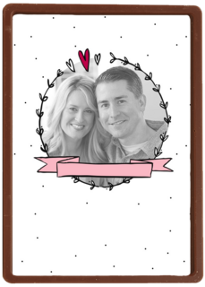 fotokaart wij geven een huwelijksfeest