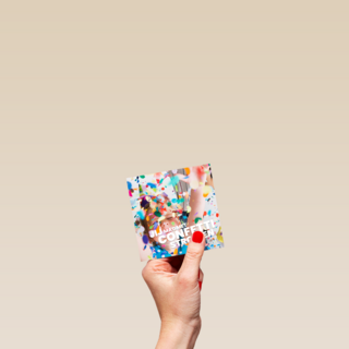 verjaardagskaart jij mag met confetti strooien