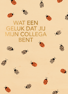 Bedankt kaart thuiswerken wat een geluk dat jij mijn collega bent