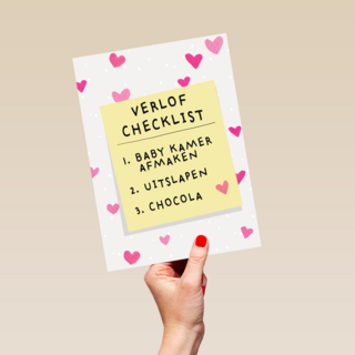 zwangerschap verlof checklist