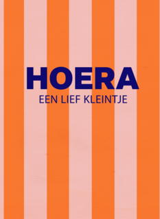 Hoera een lief kleintje