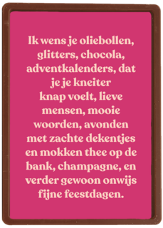 Kerstkaart Andc ik wens je