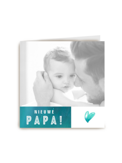 vaderdagkaart voor een hele nieuwe papa