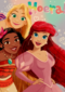 Felicitatiekaart Disney prinsessen hoera