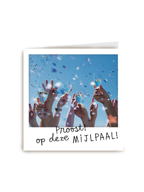 Kaart Hallmark | Jubileum | Polaroid Kaart Jubileum Deze Mijlpaal