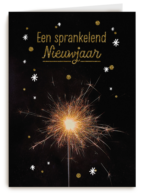 vuurwerk een sprankelend nieuwjaar