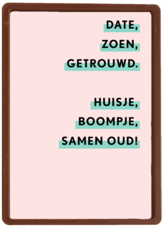 Liefdeskaart huisje boompje samen oud