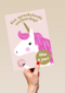 Verjaardag Unicorn Met Donut